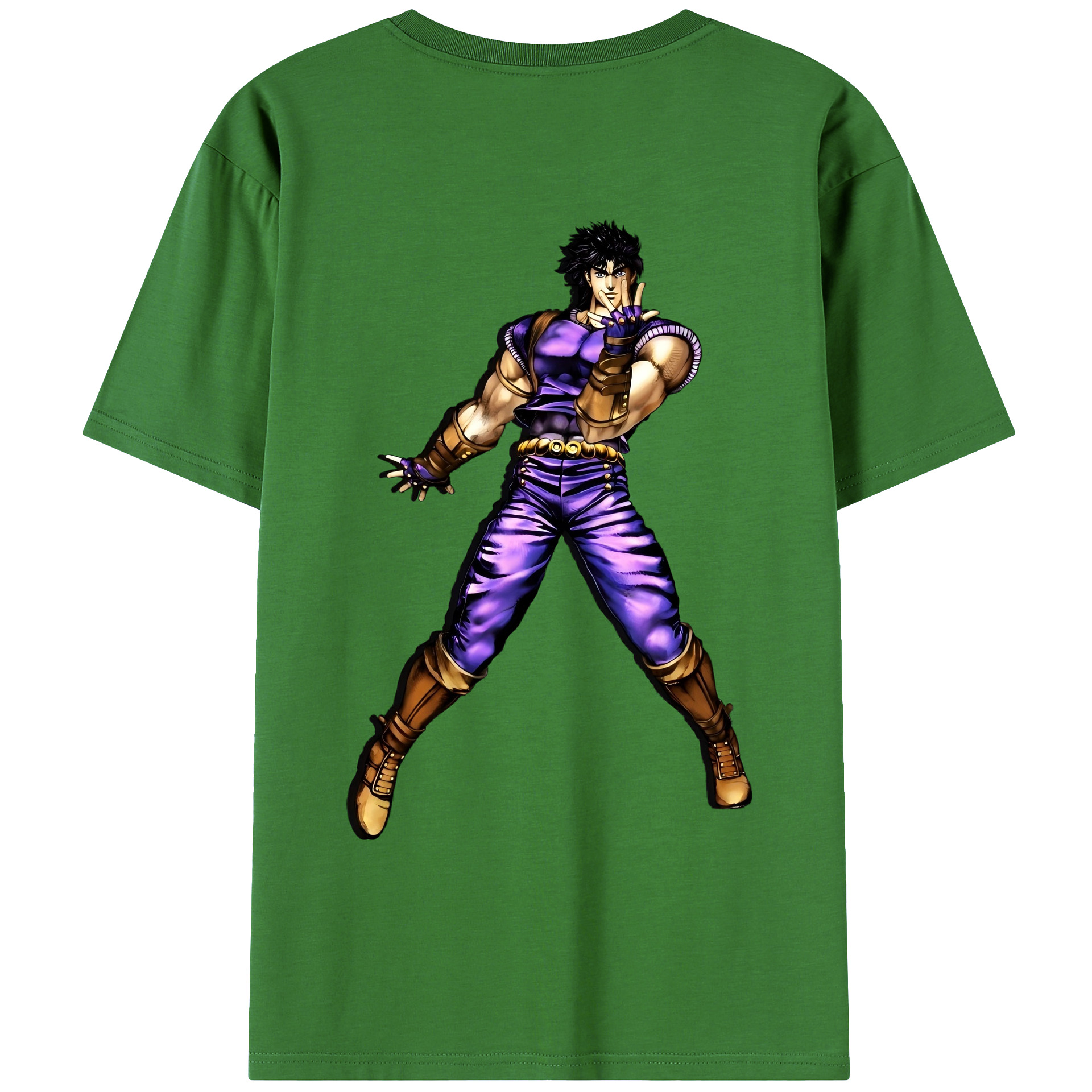 （画像用） ジョジョの奇妙な冒険 /ジョナサン?ジョースター JoJo's Bizarre Adventure Jonathan Joestar レディース半袖Tシャツ(バックプリント)